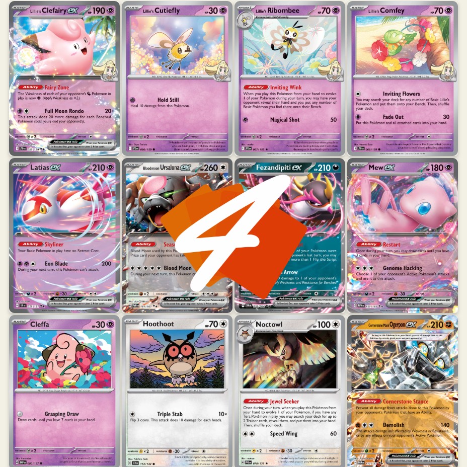 Lillie's CLEFAIRY ex : Anti-Dragon ! Up to 390 Damage !  PTCGL Gameplay (JOURNEY TOGETHER)